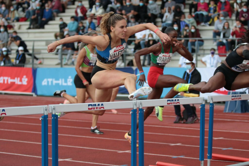 Laura Valette, athlète Keyena lors des Championnats de France Elite 2021